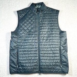 Greyson Mens Lightweight Puffer Jacket Polyester Grey Black Size XL Golf Preppy